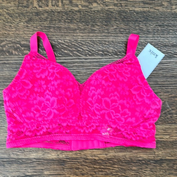 Knix longline shocking pink bralette - Picture 2 of 7